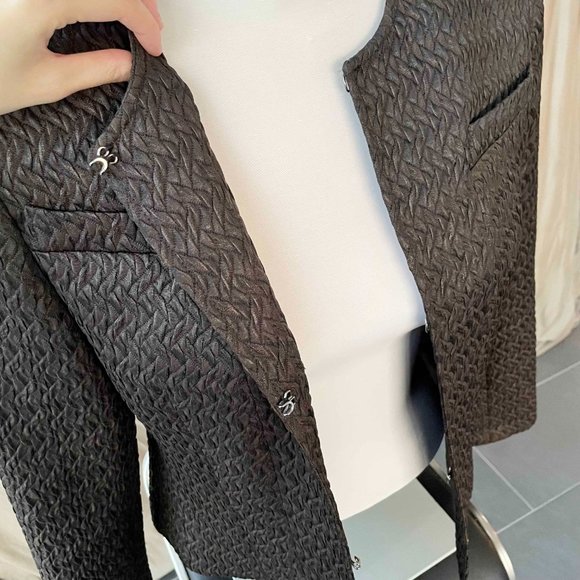 Vintage Blu's Black Blazer Jacket - Picture 6 of 7